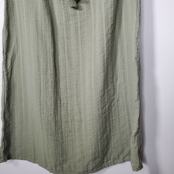 Aerie Cold Shoulder Short Sleeve Mini Dress Olive Green Size Small - Picture 3 of 11